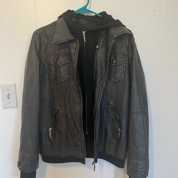 Other - Men's Black Leather Jacket